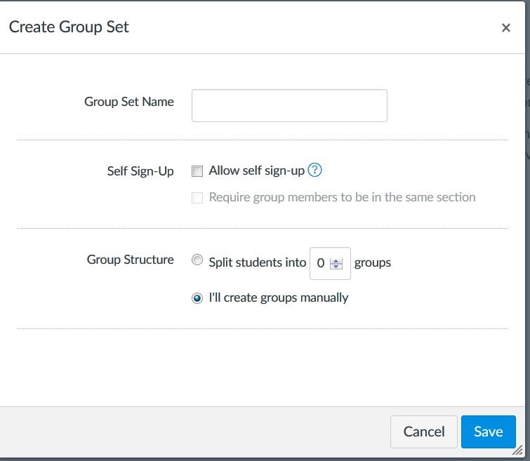 Create Group image in Canvas