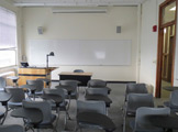 another photo of locy hall room number 318 showing the full room