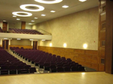 picture of auditorium taken from the stage - right side