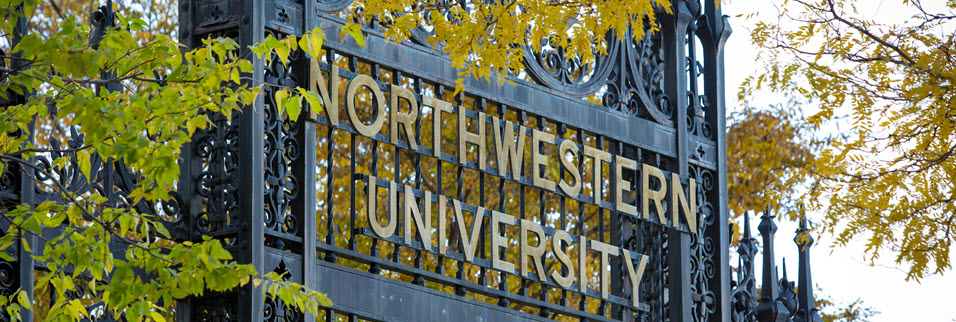 Chicago Northwestern Campus Sign