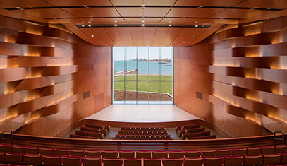 Picture of the new Bienen auditorium