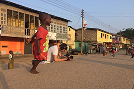 Still from Chad Wallin's upcoming film, Elmina