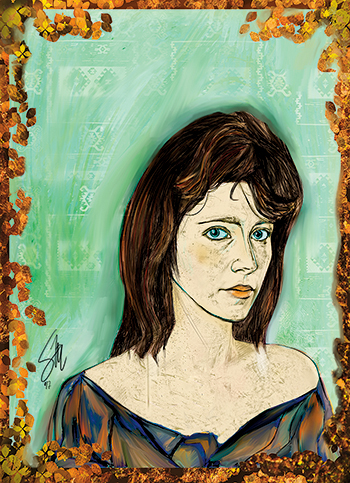 Self-portrait of Sanja Manakoski