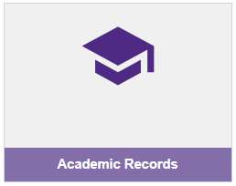 Academic Records tile