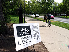 bike commuter sign
