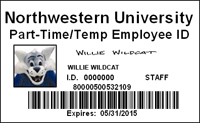 Part Time Temp ID