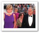 President Bienen and Princess Diana