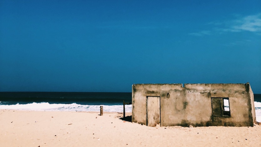 Former slave quarters in Ghana