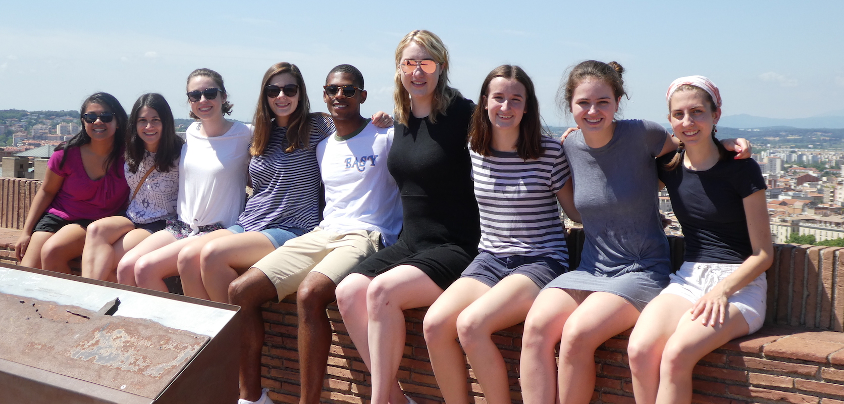 Students studying abroad in Spain