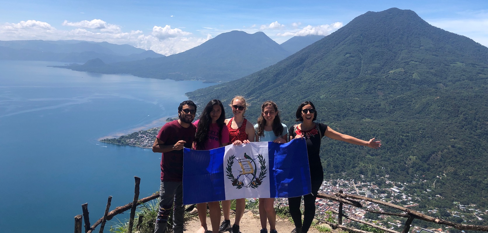 Students studying abroad in Guatemala
