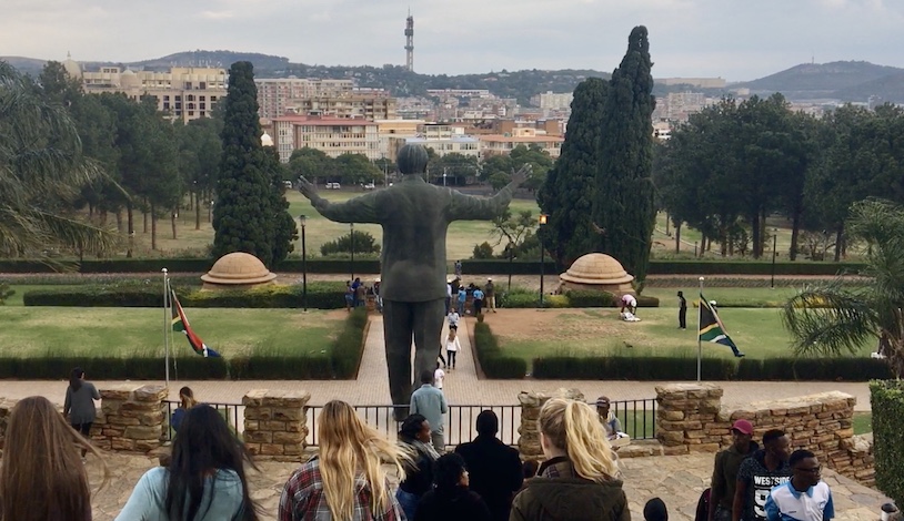 Nelson Mandela statue in South Africa