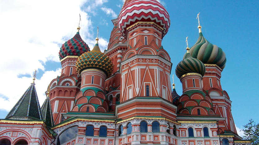 St. Basil's Cathedral in Moscow, Russia