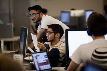 students in a classroom