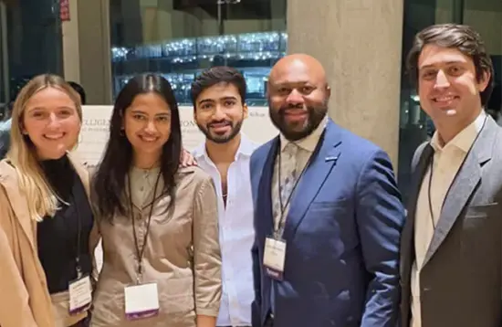 Students at event