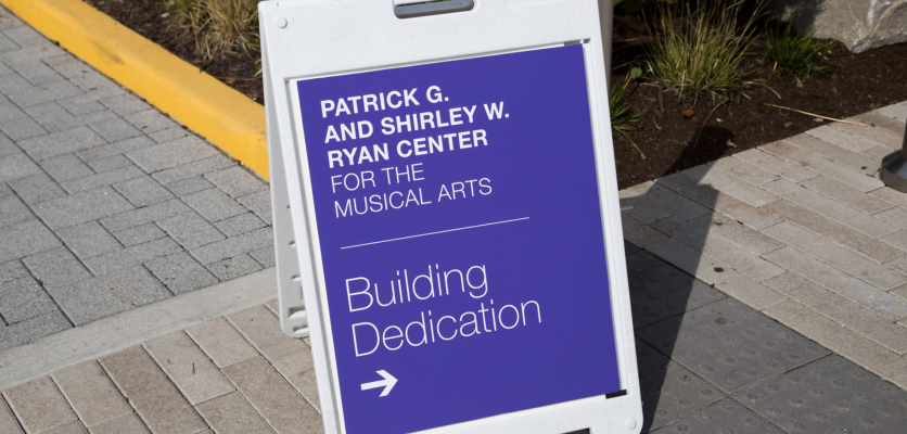 event signage northwestern