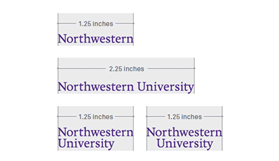 Maximum wordmark sizes