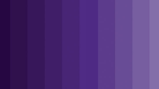 Shades of purple that can be used
