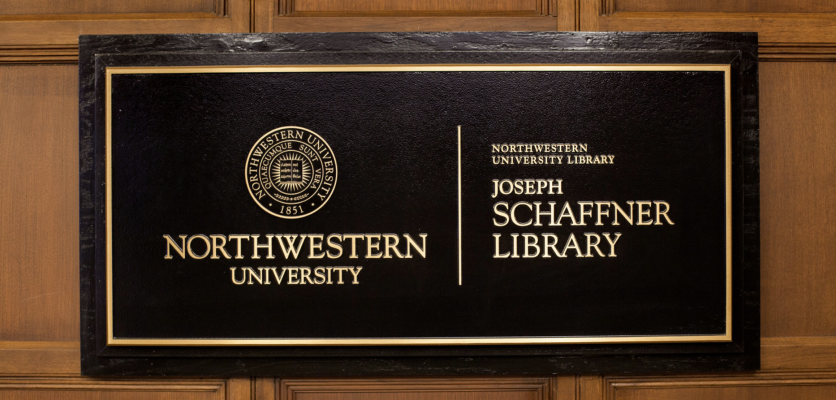northwestern plaque library