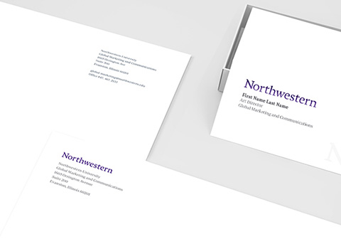 Branded stationery sample