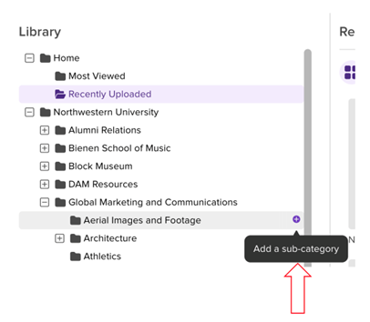 Upload Content Category