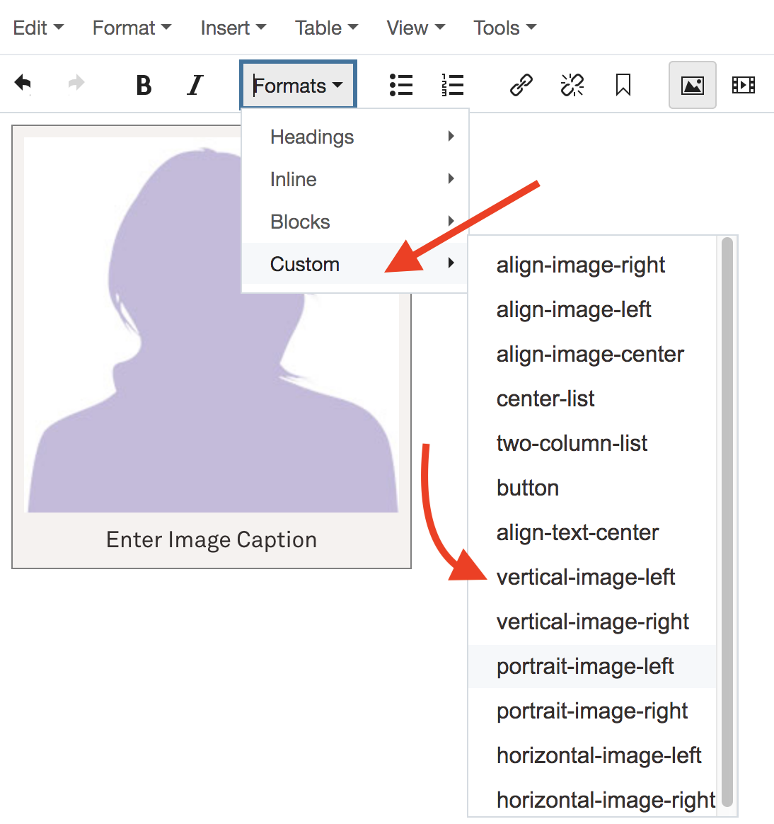 Add Captions To Images Cascade Help Northwestern University