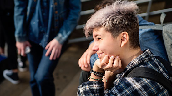 nonbinary student