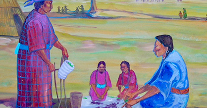 Artwork copyright George Flett. Photo courtesy of Washington State Arts Commission.