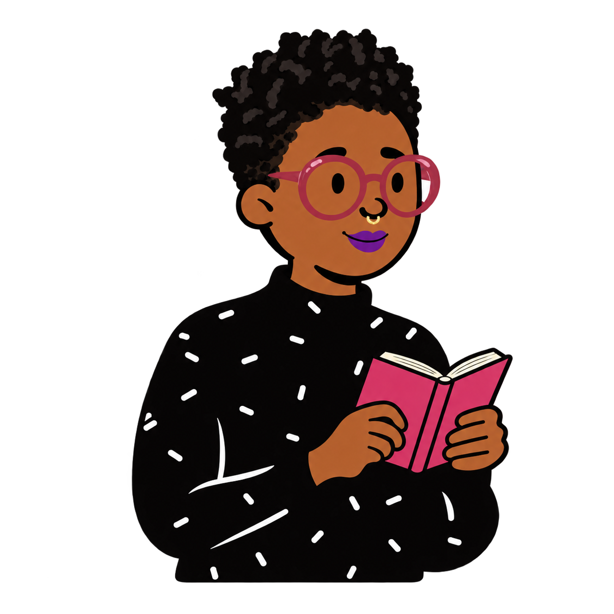 Maj Kargbo avatar holding a book