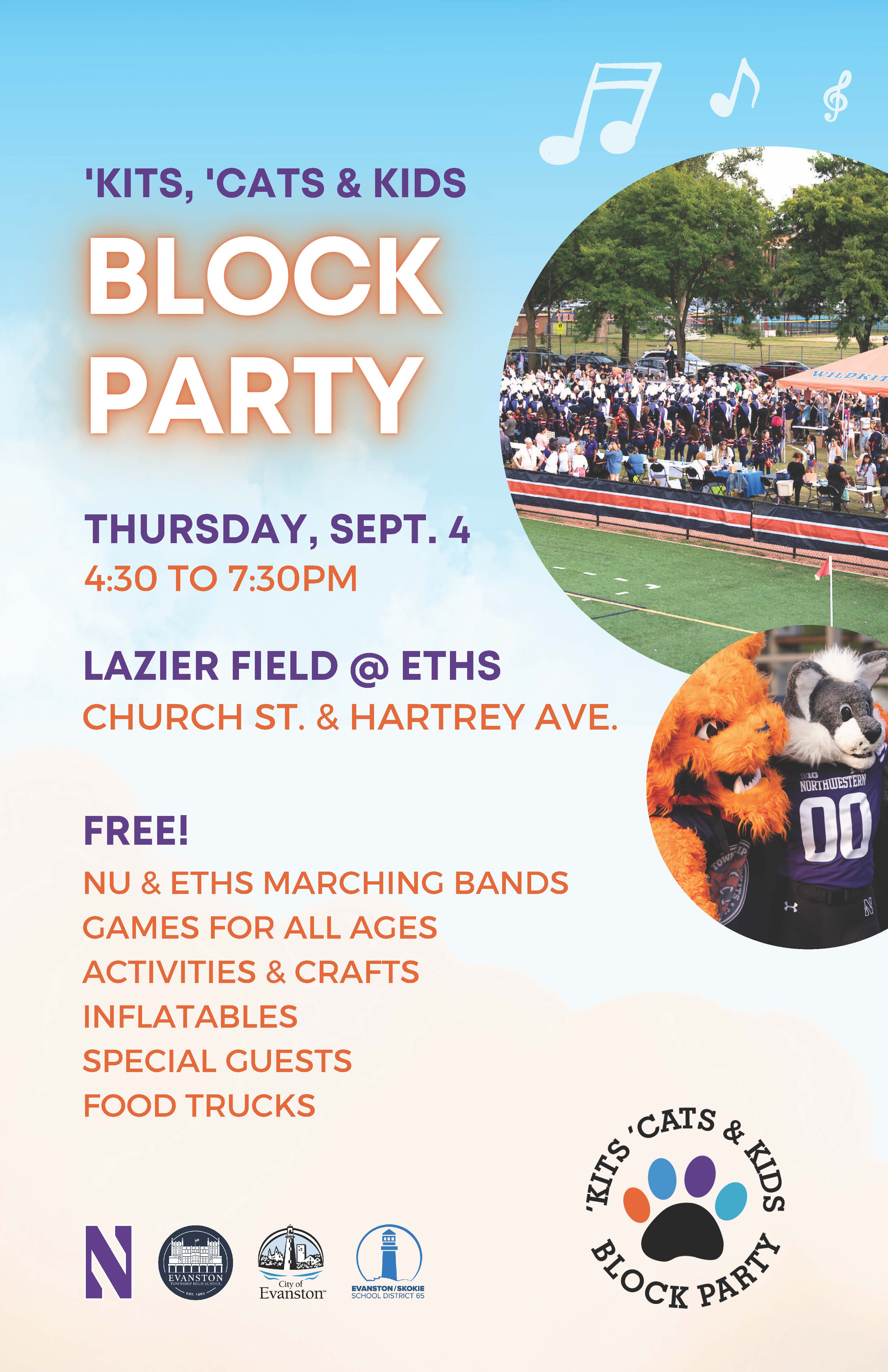 Kits, Cats, and Kids Block Party