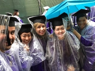 MS-RSM students at NU commencement