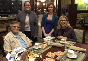 Dr. Neena Schwartz, Dr. Teresa Woodruff, Dr. Francesca Duncan, and Dr. Beth Sefton