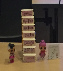 A prototype of a staircase model to describe the cervical changes towards cancer