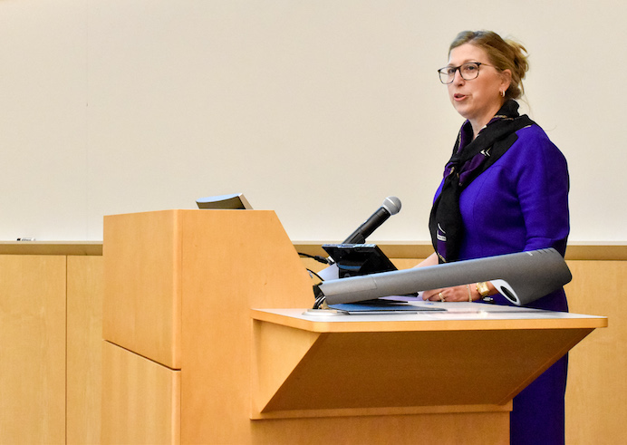 Dr. Woodruff speaking