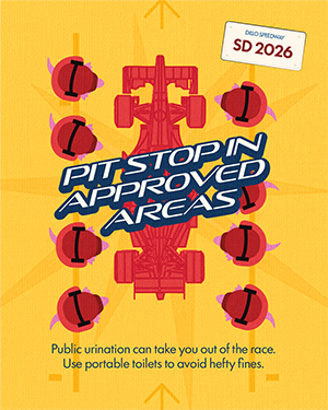 Pit Stop In Approved Areas