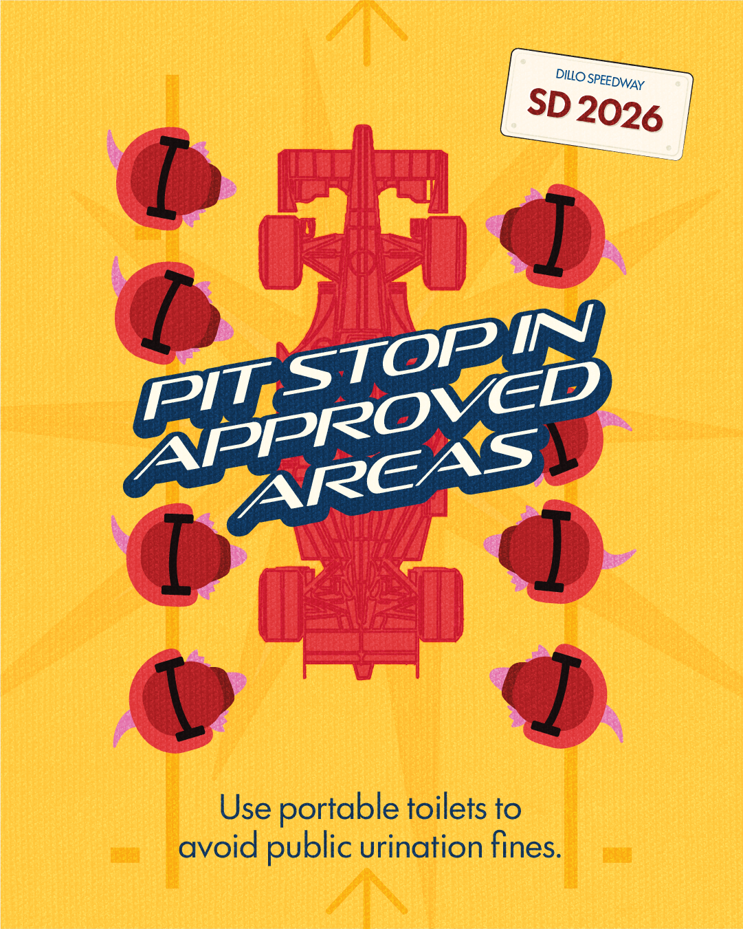 Pit Stop in Approved areas