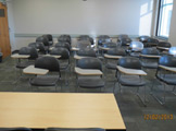 View of student seats w/desks.