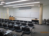 Photo of Frances Searle 2-107 showing chairs and whiteboard