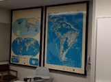 Picture of World maps on the wall