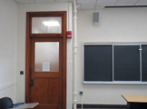 Photo of Locy Hall room number 109 entrance door
