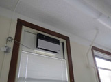Photo of locy hall room number 303 showing air conditioner