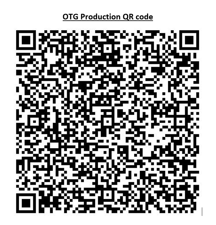 OTG Production QR Code