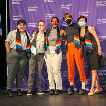 students at Lavender graduation