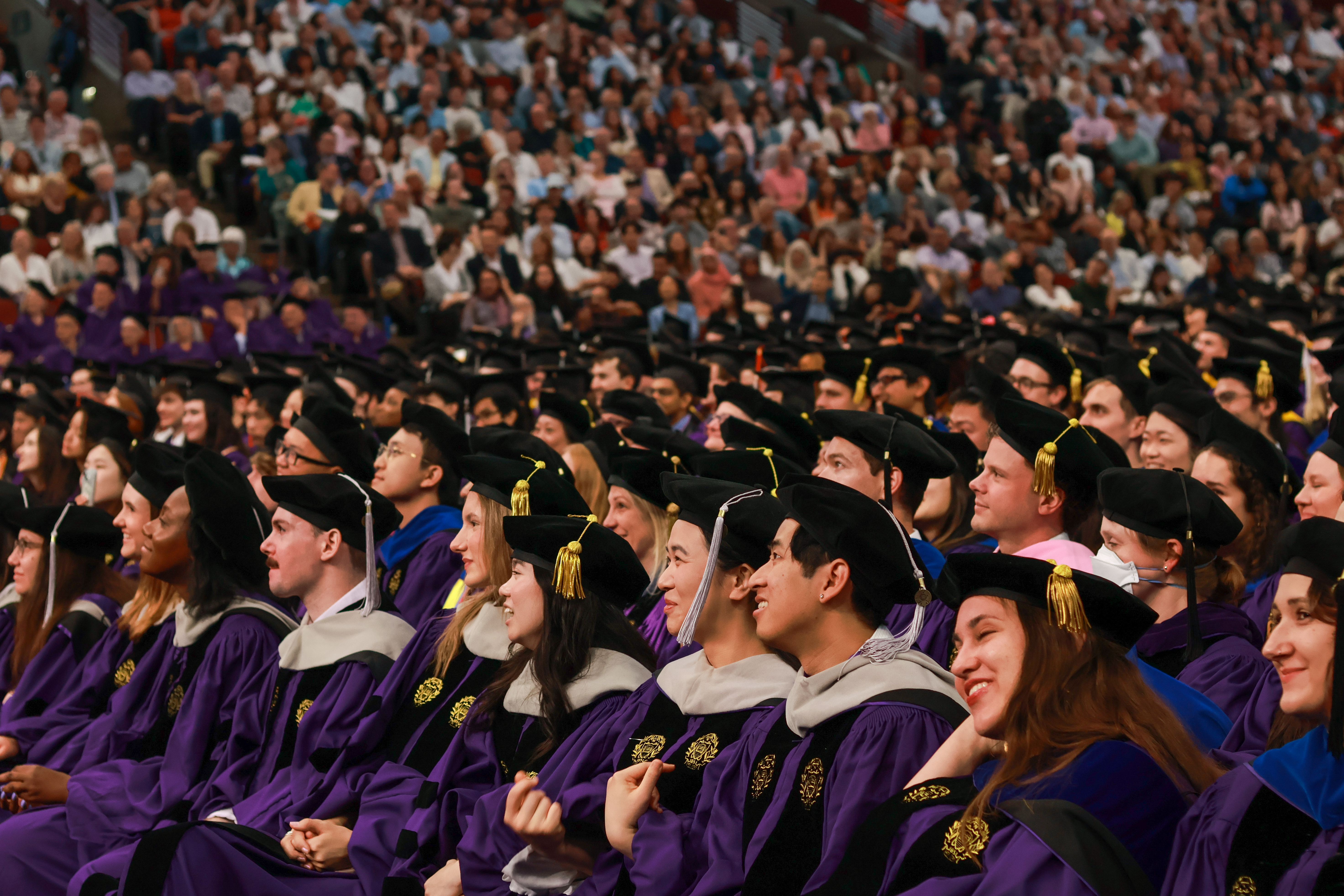 Students at Commencement