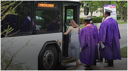 commencement shuttle