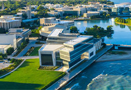 northwestern campus aerial