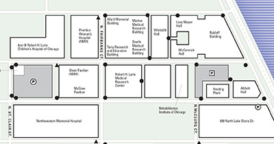 Printable map of Chicago