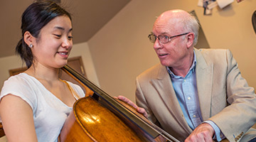 Picture of Faculty and a Student