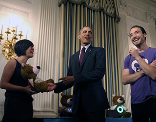 Chung and President Obama