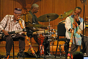 Musicians performing