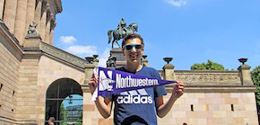 A Northwestern University student in Berlin